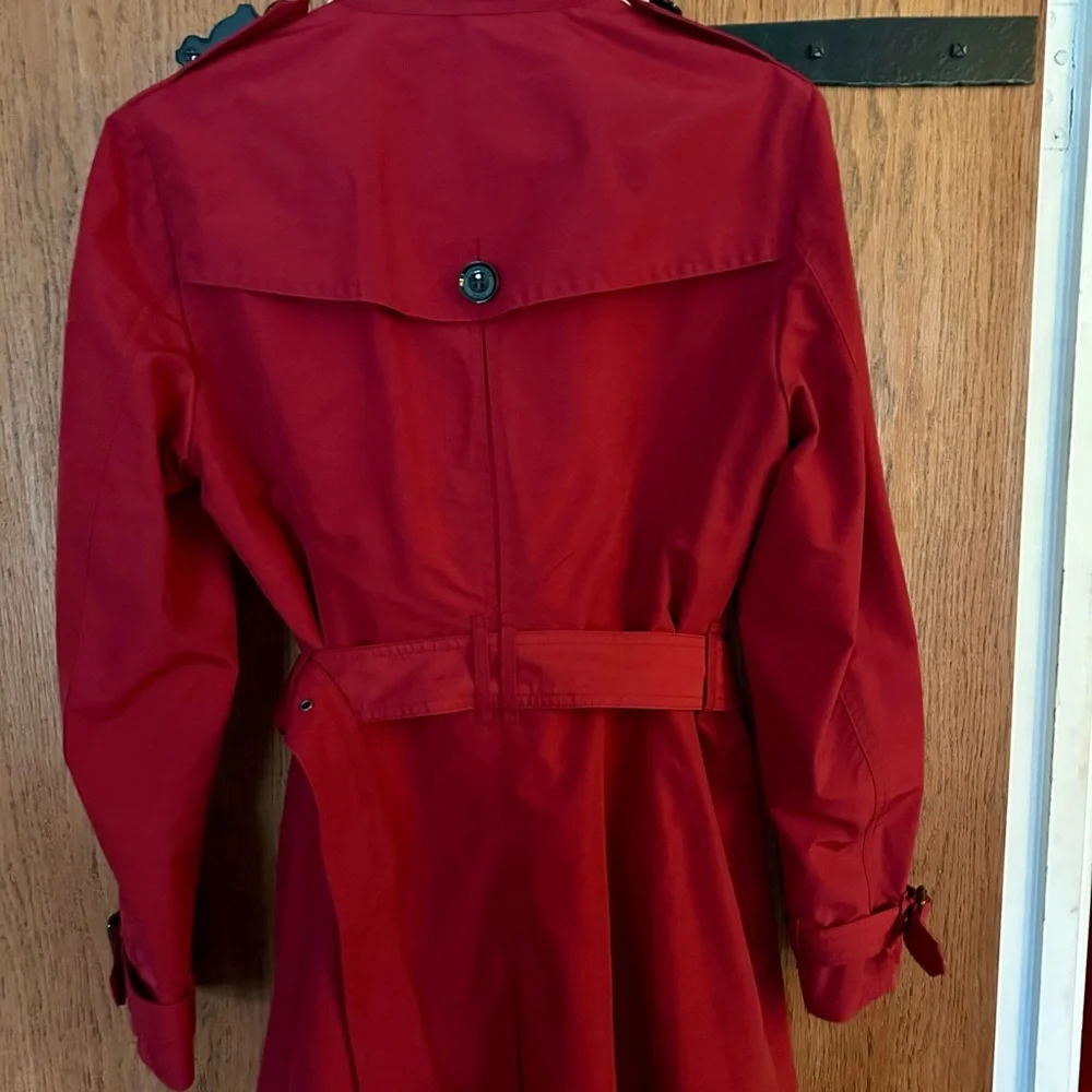 Burberry Brit Trench-coat, Red, Size 8 - Picture 2 of 8